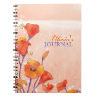 Pavots rouges personnels ou journal d'affaires
