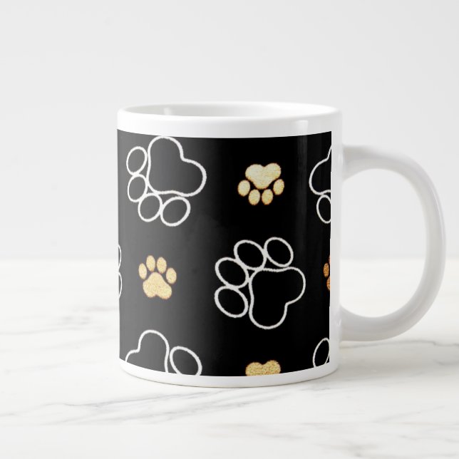 Paw imprimé tasse à café (Droite)