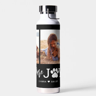 Paw Joy EDITABLE COULEUR Bouteille d'eau