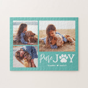Paw Joy EDITABLE COULEUR Puzzle personnalisé