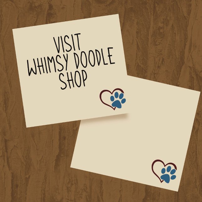 Paw n' Heart Dog Love 3" x 3" Post-it® Notes (Créateur téléchargé)