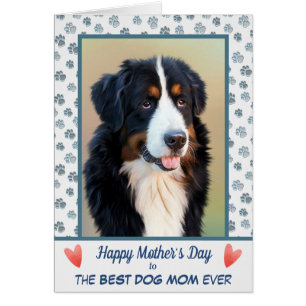 Paw Print Dog Mom Photo Template Mother's Day