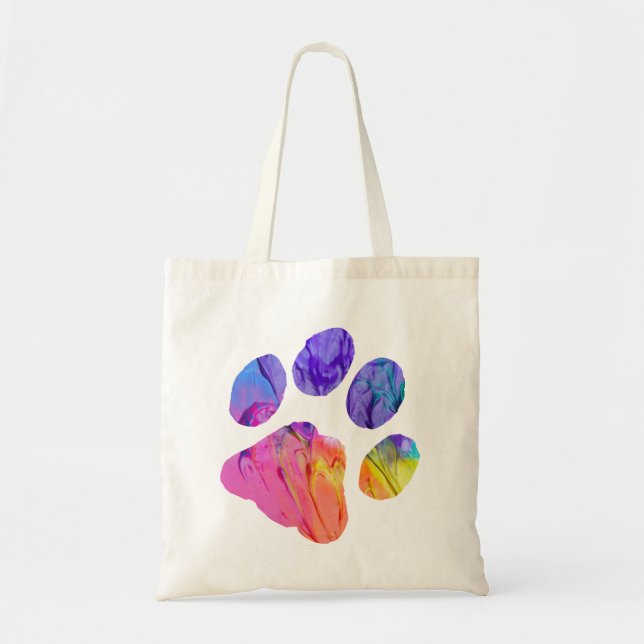 Paw Print Tote Bag (Devant)