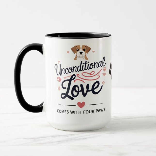 Pawfect Love - Combo Mug 15 oz (Gauche)