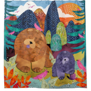 PAWS 4 A    WHILEChow rideau de douche