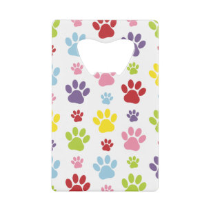 Paws colorés, Motif Paw, Paws de chien, Empreintes