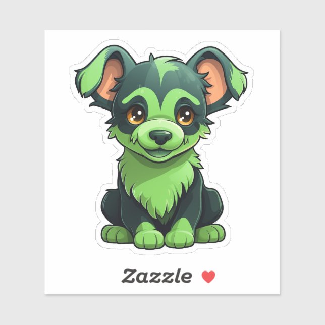 Paws in Action: Energetic Dog Stickers for Adventu (Feuille)