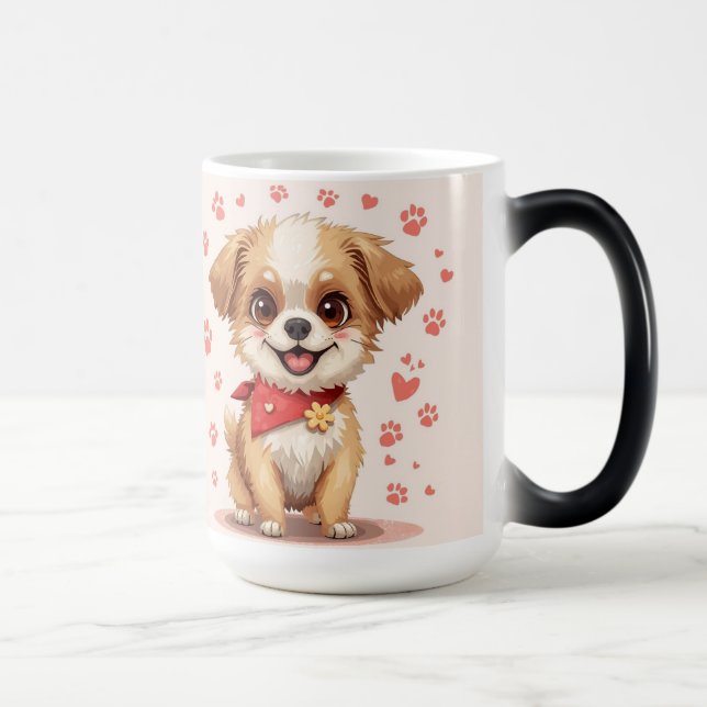 "Pawsome Dog Mug : mordant dans chaque gorgée" (Droite)