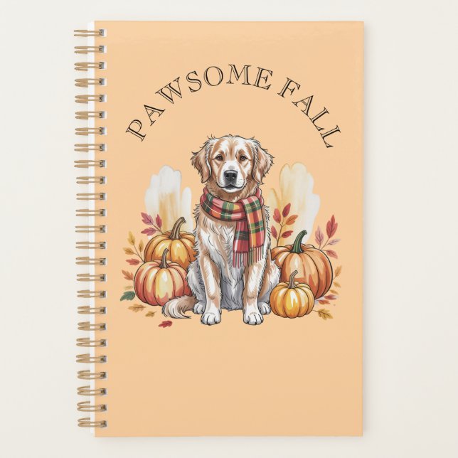 Pawsome Fall Labrador Chien Conception Automne (Devant)