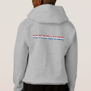 Pays-Bas Carte Drapeau Souvenir Moderne, Dos