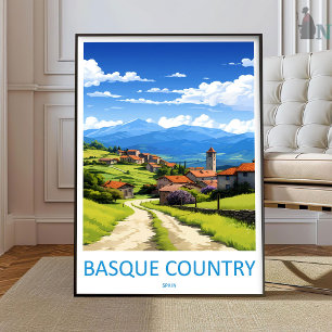 Pays basque Impression de voyage Art mural Pays ba