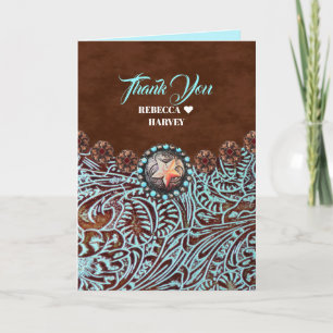 pays brun turquoise mariage de l'ouest merci