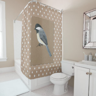 Pays Chickadee Douche rideau