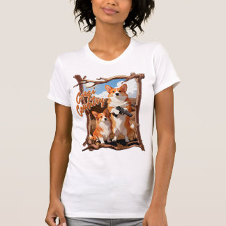 Pays des Corgis – T-shirt drôle de Corgi, American