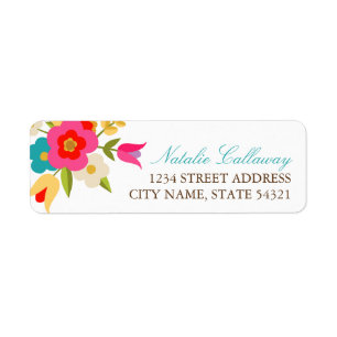 Pays Fleurs Mariage Retours Adresse Étiquettes