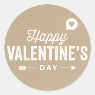 PAYS HEUREUSE SAINTE-VALENTIN RUSTIQUE STICKER
