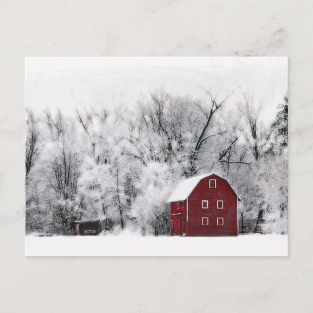 Pays hiver, carte postale (Devant)
