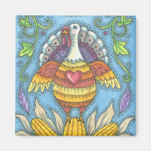 PAYS L'ART FOLK MERCI DE DONNER TURQUIE MAGNET Car