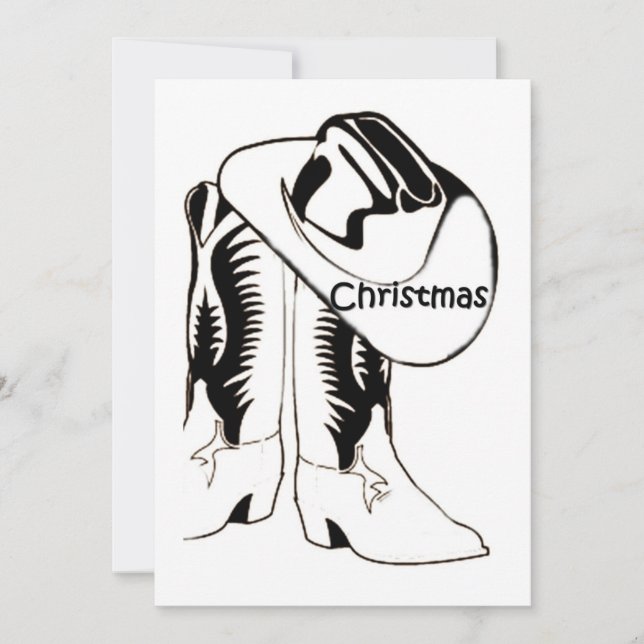 PAYS OCCIDENTAL NOËL INVITATION DU PARTI (Devant)