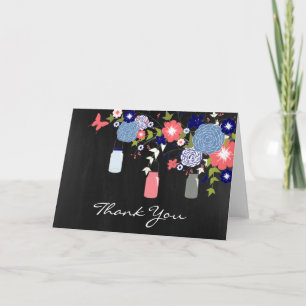 Pays Russe Mason Jar Carte de remerciements