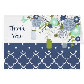 Pays Russe Mason Jar Carte de remerciements
