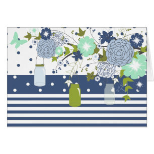 Pays Russe Mason Jar Carte de remerciements