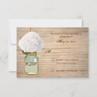 Pays Rustique Pot Mason Hydrangea RSVP