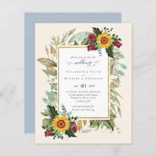 Pays Tournesols Rustiques Bourgogne Mariage Rose