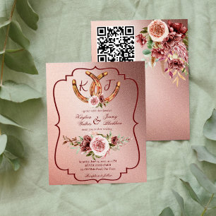 Pays western boho rustique mariage budget invitati