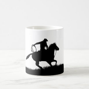 Pays Western Cowboy Horse Roping Coffee Mug