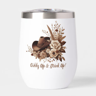 Pays Western Cowgirl Casquette avec fleurs