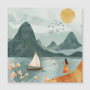 Paysage Abstrait de Boho (11)