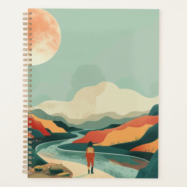 Paysage Abstrait de Boho (14) (Devant)