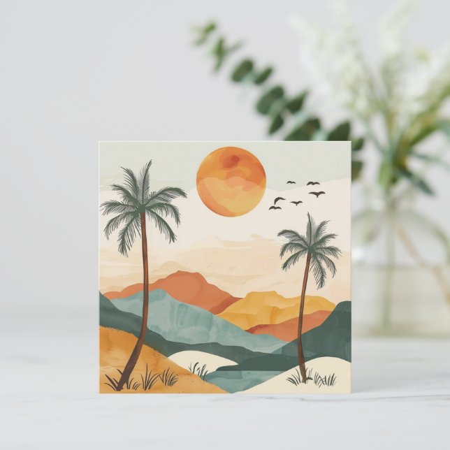 Paysage Abstrait de Boho (16) (Debout devant)