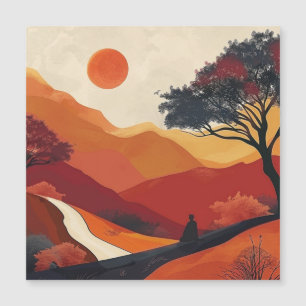 Paysage Abstrait de Boho (19)