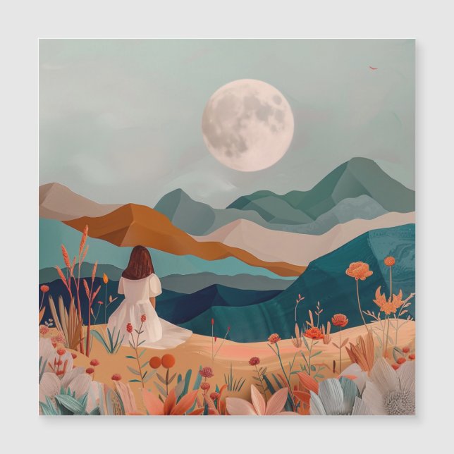 Paysage Abstrait de Boho (21) (Devant)