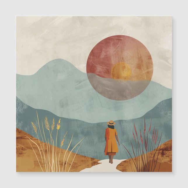 Paysage Abstrait de Boho (23) (Devant)