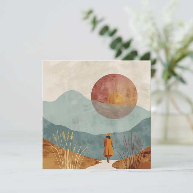 Paysage Abstrait de Boho (23) (Debout devant)