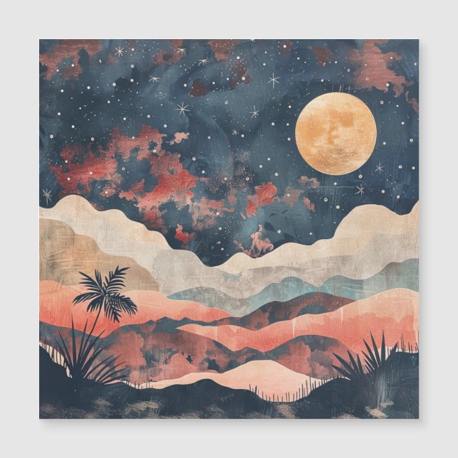 Paysage Abstrait de Boho (24) (Devant)