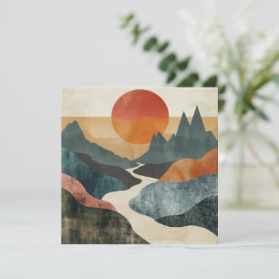 Paysage Abstrait de Boho (5)