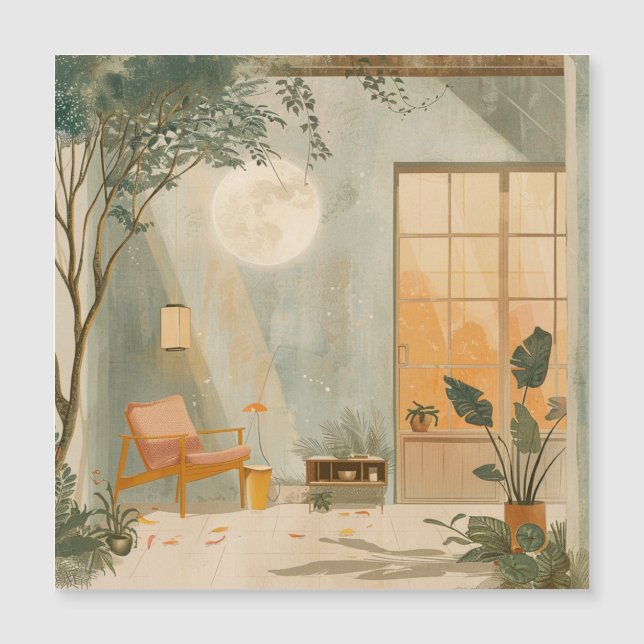 Paysage Abstrait de Boho (6) (Devant)