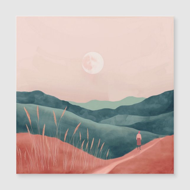 Paysage Abstrait de Boho (7) (Devant)