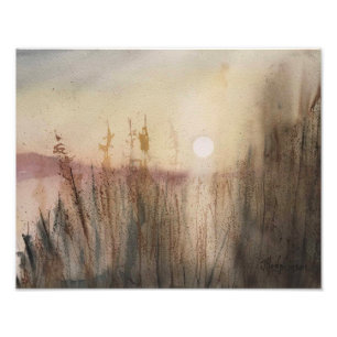 Paysage Abstrait Misty Dawn Photo Imprimer