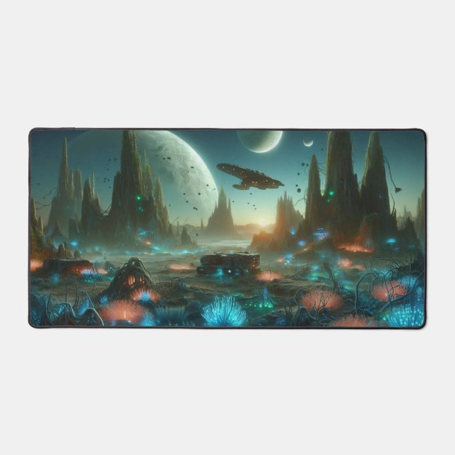 Paysage Alien, Design de science-fiction (Recto)