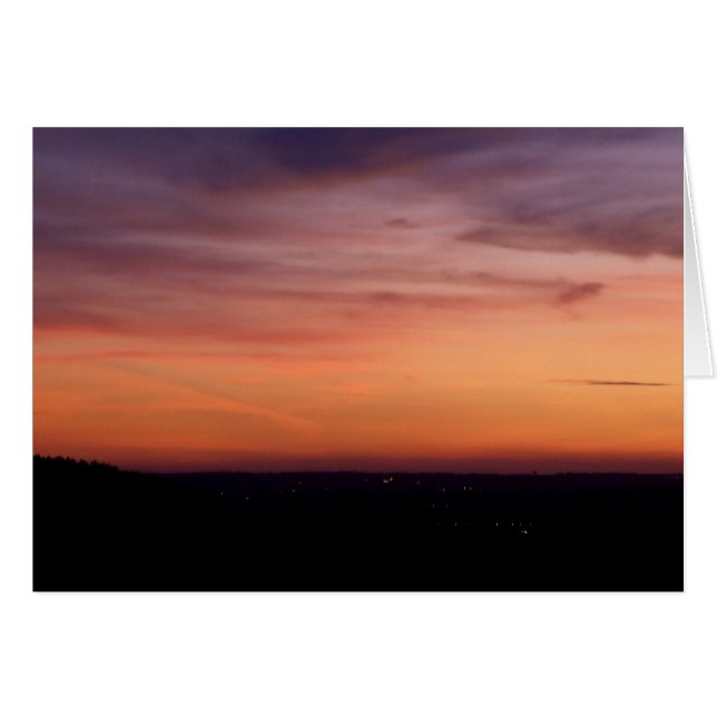 Paysage au coucher du soleil (Devant horizontal)