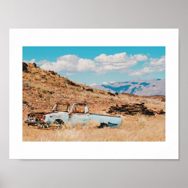 Paysage automobile Namibie Savannah Poster (Devant)