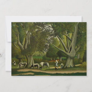 Paysage avec Milkmaits par Henri Rousseau