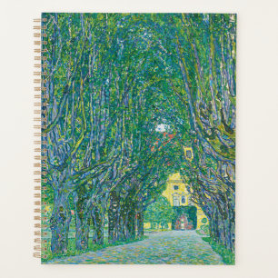 Paysage classique de Klimt vert, nature, art fin