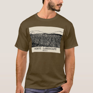 Paysage d'Agave - T-shirt Mexique