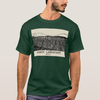 Paysage d'Agave - T-shirt Mexique